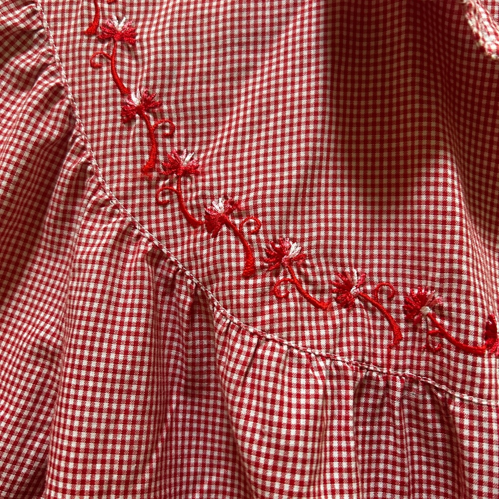 Vintage Levi's Gingham Button Down Top